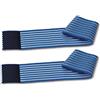 Fiab 2 fasce elastiche blu regolazione a strappo 100Cm per trattamenti estetici e terapeutici elettrodi ionoforesi tens
