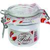 Weck 3918798 Barattoli in Vetro da 255 Ml con Gomma, Set di 6, Bormioli Rocco Fido 4261