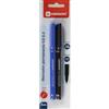 Centauro - 2 pennarelli permanenti punta fine per CD, punta ago 0,4 mm, colore blu e nero, perfetti per l'identificazione e la marcatura in uffici e aziende