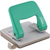 smart by Leviatan Perforatore A 2 Fori, Fora Fino A 30 Fogli, Turchese, Grigio, 12 x 10.8 x 5.3 cm