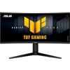 ASUS TUF Gaming VG34WQML5A, Monitor Gaming Curvo Serie 5 da 34 WQHD Fast-VA (3440 x 1440), 0,5ms Response Time, 250Hz(OC), AMD FreeSync Premium ed ELMB, DisplayWidget Center, Gaming AI, Nero