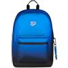 Seven Zaino Scuola ROUND SHADE TECH, Blu, 29 L, Monoscomparto, Powerbank integrato, Ricarica USB, Estensibile, Tasca frontale, Scomparto Interno porta pc, Scuola media e superiore, Bambini, Ragazzi