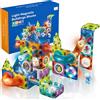 CELMAN Costruzioni Magnetiche - Set di Percorso per Biglie, Magnetic Tiles, Tessere e Tracciati Magnetici per Bambini di 3, 4, 5, 10 Anni e Più, Montessori Kit Giochi di Logica