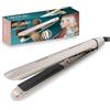 Cecotec Piastra per Capelli Stretta Lisse 880 HidraProtect. 48W, Tormalina, Rivestimento Cheratina e Olio di Argan, Funzione Pro Ionizer, Piastre Galleggianti 3D, 4 Temperature, Indicatori LED
