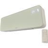 Cecotec Termoventilatore Ceramico da Parete con Telecomando ReadyWarm 3000 Textile. 2000W, 3 Modalità, Calore Uniforme, Oscillazione, LED, Timer, Sicurezza, Design Tessuto Moderno, Copertura 20m²