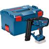 Bosch Professional 18V System Chiodatrice legno GNH 18V-50 M (azion.sing./a contatto,idonea per i seguenti chiodi: 16-54 mm,18 GA (1,2 mm) e ang. caricatore da 0°, L-BOXX, senza batt./caricabatt.)