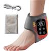 Generico Massaggiatore Per Piedi - Neoprene, Tutore Per Caviglia 17x35 Cm, Vibrazione A 5 Velocità | Compressione Riscaldata, Pe I Piedi Regolabile, Massaggiatore Pergambe Portatileper Casa, Uffici