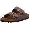 BIRKENSTOCK Arizona Birko-Flor, Zoccoli Unisex Adulto, marrone, 40 EU