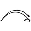 ALPHACOOL Cavo Sdoppiatore Alphacool Y-Splitter 4 pin a 2x PWM a 4 pin 30cm Nero