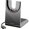 Hp Supporto di ricarica Hp per le cuffie Voyager Focus 2 e Voyager serie 4300 UC usb-C Nero [783R7AA]