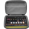 Musiin Custodia per sintetizzatore Sampler compatibile con Roland AIRA Compact P-6, S-1, T-8, J-6, E-4. Design a doppia cerniera, con tasche in rete e fodera in velluto. Borsa portatile portatile