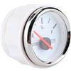 Aramox Indicatore Livello Liquido con Sensore Serbatoio, Retroilluminato, 12V, per Sistemi Marina, Quadrante Bianco