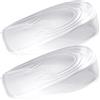 Generico Solette Aumento Altezza - 1-3cm Rialzi Tallone Silicone, Inserti Scarpe Gel Invisibili Con Assorbimento Urti, Cuscinetti Elevatori Morbidi Mezzo | Per Uomini E Donne Tutti Tipi Calzature, Riutilizzabi