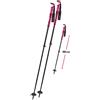 Komperdell Bastoncini da sci da alpinismo Komperdell Carbon C7, adatti anche per trekking e passeggiate, colore rosa