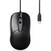 Perixx PERIMICE-209 C Black Mouse Corded Optical Black 3 Buttons 1000 dpi