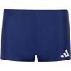 adidas Uomo 3S Swim Boxers Swimwear, Dark Blue/White, 40