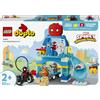 LEGO DUPLO Marvel 10464 Webquarters del Team Spidey, Giocattolo da Supereroi con Moto, 3 Personaggi, Regalo per Bambini da 2+