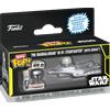 FUNKO Bitty Pop! - Star Wars - The Mandalorian in N1 Starfighter With Grogu