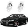Tenatu 2 Pezzi Luci Proiettore Porta per Audi, illuminazione Sottoscocca Auto, Luce LED di benvenuto Proiettore logo per A1/A3/A4/A5/A6/Q3/Q5/Q7/A7/A8/R8/TT