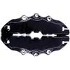 Generico Coperture Per Finiture Pinze Automobilistiche - Set Di Gusci Per Styling Dischi Freno Premium Shine Anteriori Posteriori Compatibili 2 Pezzi | Protezione 'accento Della Ruota Resistente Alla Tempe