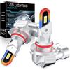AUXIRACER HB3 LED Lampadine, 32000LM Progettazione di tubi a U Durata di Oltre 70000, HB3/9005 LED 6500K Bianco, Sostituto Delle Lampadine Alogene di Dimensioni Ridotte 1:1 Plug & Play, Confezione da 2