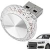 Generic Luce LED per interni dell'auto - Mini lampada USB ad atmosfera, decorazione notturna colorata, accessori per illuminazione ambientale | Luce LED portatile ad atmosfera per decorazione degli interni