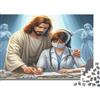 IVBWEOZSEBHL Assistenza Calorosa 1000 Pezzi Puzzle Tema Medico Carta per Adulti Decorazione Parete Educativo Puzzle Salute 52x38cm/1000pcs