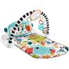 Fisher-Price - Palestrina Baby Piano, Set Musicale Portatile con 3 Livelli di apprendimento Smart Stages, Include 10 Giocattoli collegabili, Versione Italiana, Giocattolo per Bambini, 0+ Mesi, HWY53