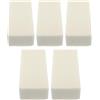 JHKNNK Spugna per Fiori in Pu Bianco 5 Pezzi, Leggera e Versatile per Composizioni Floreali e Vasi, per Fiori Freschi e Secchi in Piante e Bouquet