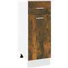 Roanoer Lyon - Mobiletto da cucina con cassetto, 30 x 46 x 81,5 cm, in legno, per cucina e sala da pranzo, versatile