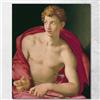 CheQuadro! San Sebastiano Agnolo Bronzino, abz17 Quadro Stampato su Tela Fine Art, Intelaiato Pronto da Appendere, Alta qualità, 75x60 cm