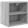 Roanoer Armadietto sospeso grigio sonoma, 40 x 29,5 x 40 cm, mobile da cucina in legno, moderno armadio da parete con molto spazio per stoviglie e utensili da cucina, robusto armadio superiore per la