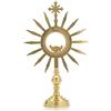 Holyart Ostensori, Teche, Reliquiari Metallo: Ostensorio h.38 con Raggi teca 8 cm