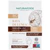 Naturaverde | BIO - Maschera Viso in Tessuto Idratante Intensiva, Maschera alla Bava di Lumaca, Maschera con Aloe Vera Gel e Burro di Karitè, Maschera BIO, Certificata ICEA