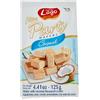 Lago 1968, Mini Party Cocco 125g, Mini Wafer con Vellutata Crema Cocco 74% con 5 Strati Friabili di Wafer