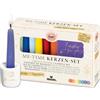 moses. Omm for you Me-Time - Set di 7 candele chakra per piccoli rituali, set di candele con mini guida e portacandele, idea regalo