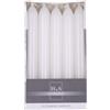 DONAU HOME Set di 10 candele a stelo lisce, in cartone, 17 x 2 cm, non profumate, cilindriche, per decorare il soggiorno, il bagno, 6 ore di combustione/candele