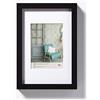 walther design nero 70 x 100 cm vero vetro Cornice in legno di Stoccolma EA100B