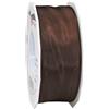 Präsent - Lione Nastro taffetà cablato ebano larghezza 40 mm, lunghezza 25 m