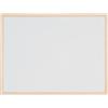 Bi-Office Lavagna Magnetica Bianca Basic Con Cornice In Legno, Superficie Speciale Cancellabile A Secco, 900 x 600 mm