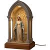 Generic Statua di Gesù, lampada di preghiera LED, elegante e sacra immagine del Sacro Cuore di Gesù, stile gotico, illuminazione da nicchia, decorazione religiosa per la casa. (Maria)