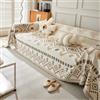VanderHOME Coperta per divano in ciniglia, Copridivano a 1/2/3/4 Posti, Protezione Lavabile per Divano, Ideale Come Telo Arredo, Salva Divano, Coperta Picnic 180 * 230cm-Cachi