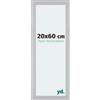 yd. Cornice 20x60 cm Argento Opaco - Cornice in MDF Mura