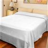 SUSANNA HOME DESIGN CopriLetto Napone 100 % Cotone 300 GSM a Nido d'Ape - Singolo 170×260 / Matrimoniale 260×260 - 5 Colori (A- Bianco, Singolo 170x260 cm.)