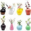 Zyluniy 8 Pezzi Set di Mini Vasi Magnetici 3D per Frigorifero, Vasi Calamite, Accessori Decorativi & per Conservare Piccoli Oggetti | per Frigorifero, Cucina e Armadietto