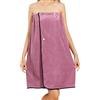 NHTJTHE Asciugamano Gonna per Donna,Kilt per Sauna da Donna con Tasche, Kilt da Sauna con Bottoni per Donne, Regolabile con Bottoni, Accappatoio per Sauna Doccia Spiaggia Piscina (viola, 75x140cm)