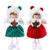 LICHENGTAI Decorazioni Natalizie 2 Pezzi Bambole Natalizie Decorazioni per Albero di Natale in Peluche Angioletti Natalizi da Appendere Bambola Angelo per Albero di Natale Casa Feste