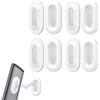 flintronic Supporto per Telecomando, Magnetico in Silicone, per Riporre Spazzolini Elettrici, Caricabatterie, Piccoli Utensili da Cucina(4 paia)
