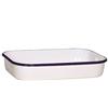 Krüger Haushaltswaren KRÜGER Karl 14136/B - Stampo per casseruola, Cottura e Lasagna, in Acciaio, 36 x 23 x 7 cm, Colore: Bianco