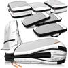 LOONARA Travel LOONARA Sacchetti compressibili per valigie e zaini [7 pezzi] - Cubi compressibili, organizer da viaggio, borse da viaggio, accessori per campeggio ed escursionismo (Alpine Slate - Grigio)
